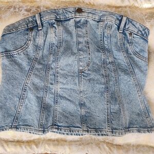 H&M Denim Bustier